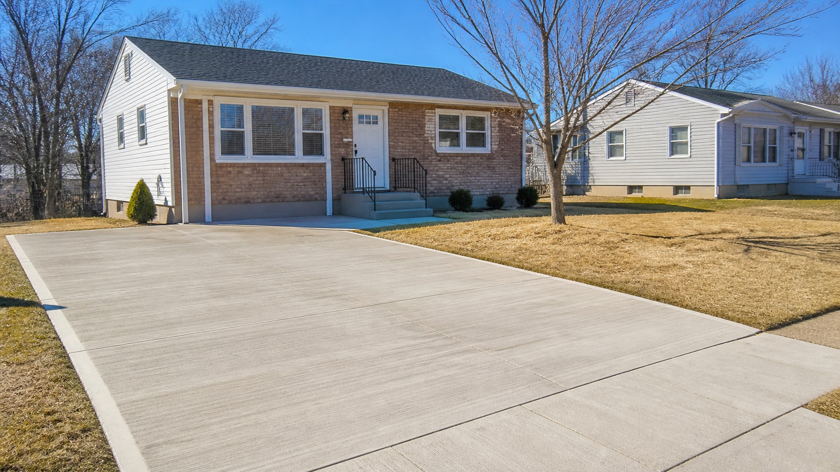 Concrete driveway replacement project in Lindenwold, NJ
