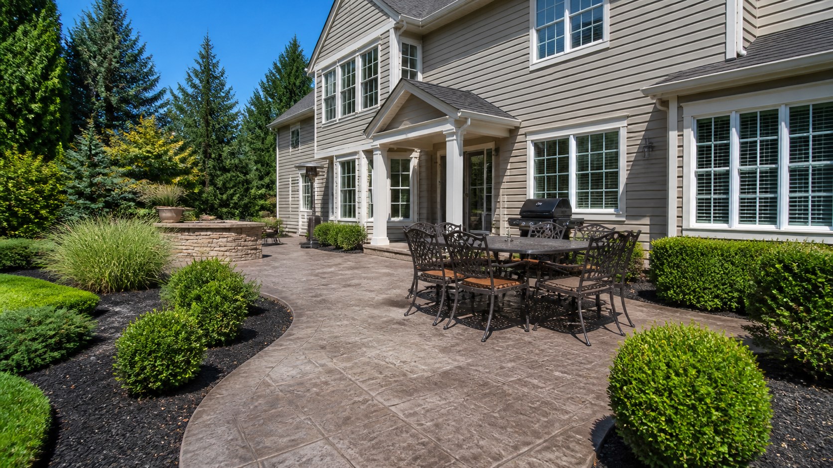 Stamped concrete patio project in Moorestown-Lenola, NJ